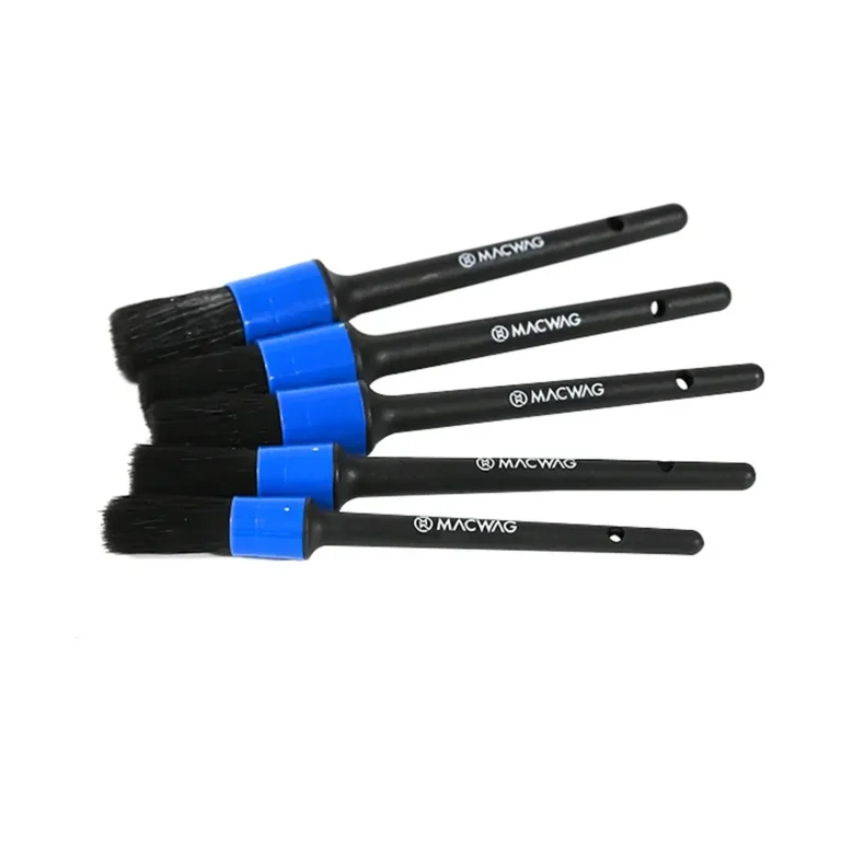 MacWag 5-TEILIGES DETAILPINSEL-SET (Wildschweinborsten) – Blau