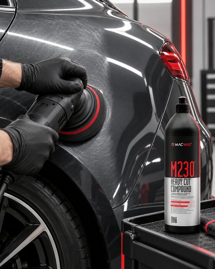 MACWAG Polituren – M230 Heavy Cut Compound in der Anwendung